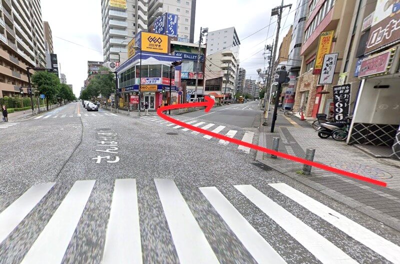 タカラスタンダード 相模原ショールームまでの徒歩経路