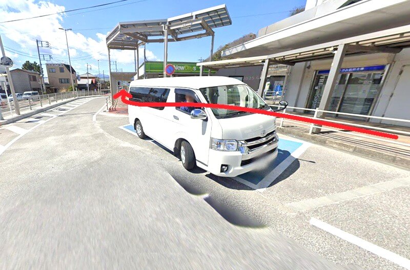 タカラスタンダード 小田原ショールームまでの徒歩経路