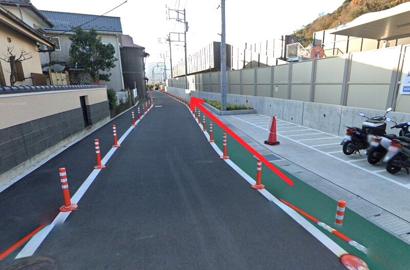 タカラスタンダード 小田原ショールームまでの徒歩経路