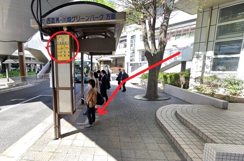 タカラスタンダード さいたまショールームまでの徒歩経路