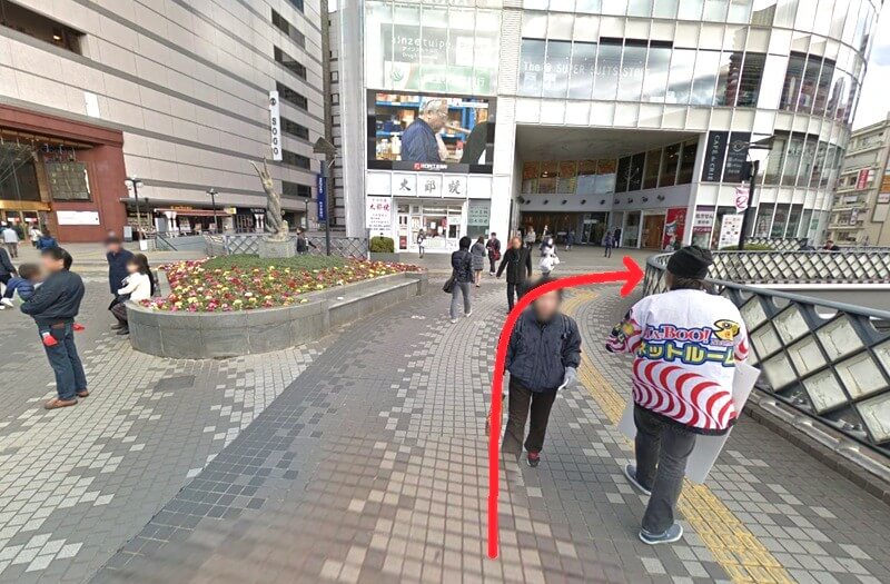 タカラスタンダード 川口ショールームまでの徒歩経路