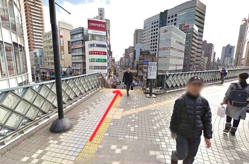 タカラスタンダード 川口ショールームまでの徒歩経路