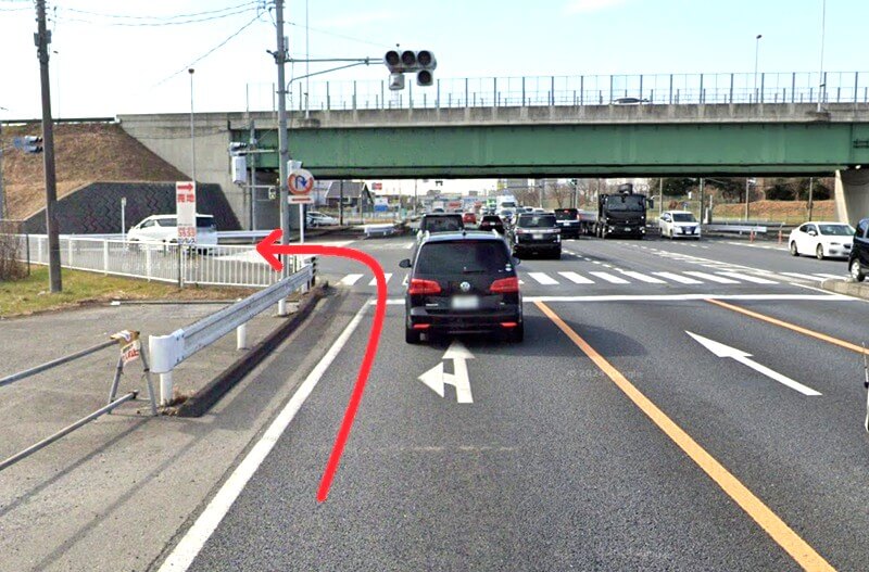 タカラスタンダード 春日部ショールームまでの車の経路