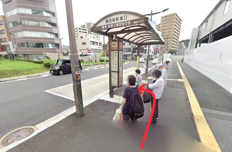 タカラスタンダード 春日部ショールームまでの徒歩経路