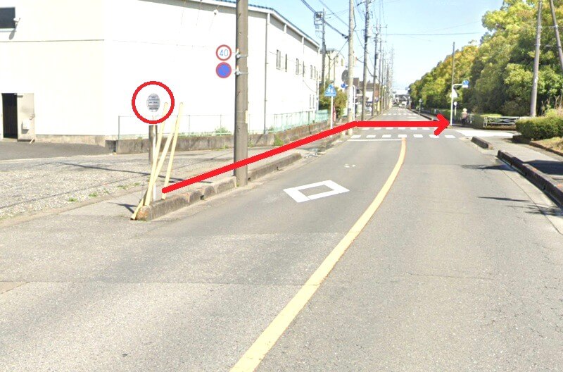 タカラスタンダード 春日部ショールームまでの徒歩経路