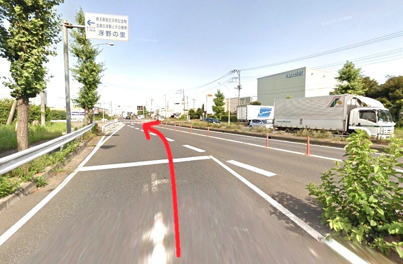 タカラスタンダード 大利根ショールームまでの車の経路