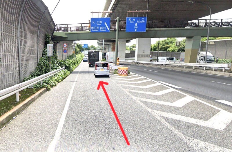 タカラスタンダード 越谷レイクタウンショールームまでの車の経路