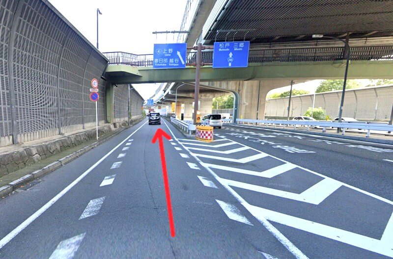 タカラスタンダード 越谷レイクタウンショールームまでの車の経路