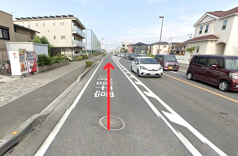 タカラスタンダード 越谷レイクタウンショールームまでの車の経路