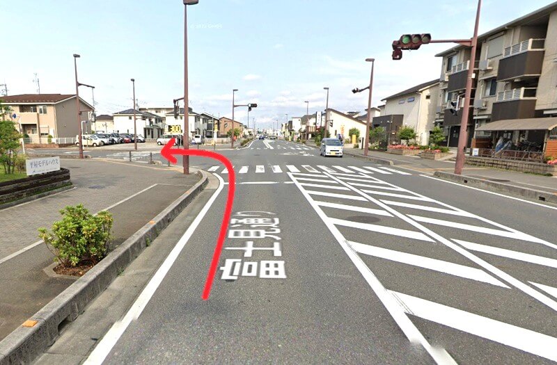 タカラスタンダード 越谷レイクタウンショールームまでの車の経路