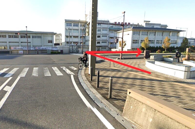 タカラスタンダード 越谷レイクタウンショールームまでの徒歩経路