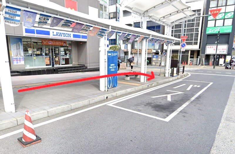 タカラスタンダード 熊谷ショールームまでの徒歩経路