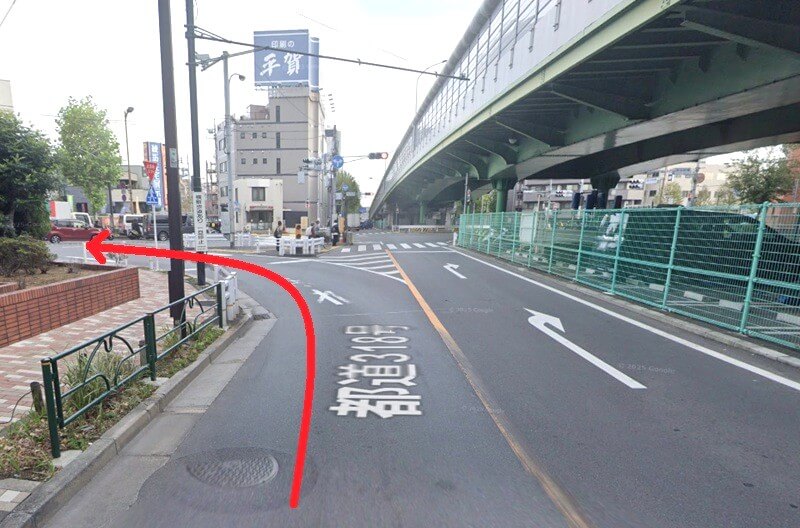 タカラスタンダード 練馬ショールームまでの車の経路