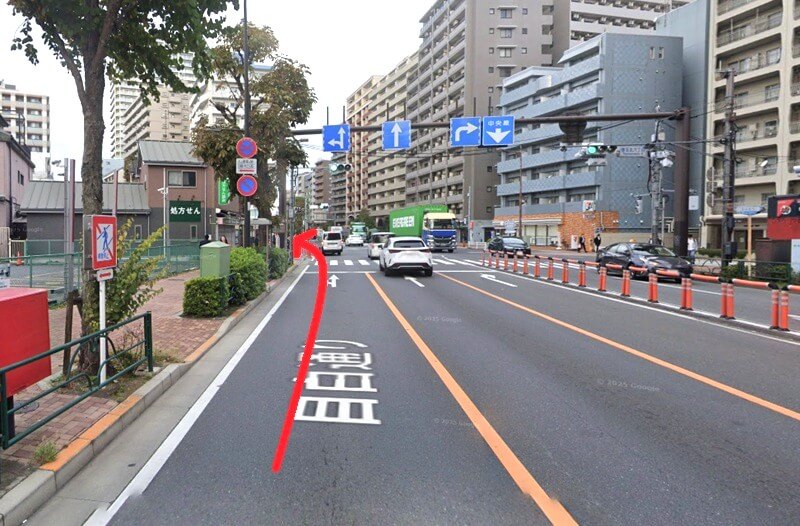 タカラスタンダード 練馬ショールームまでの車の経路