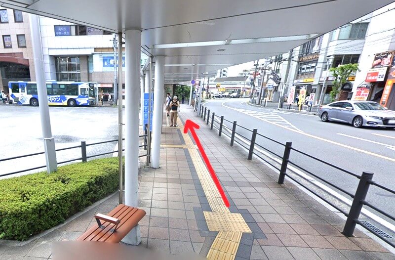 タカラスタンダード 川越ショールームまでの徒歩経路