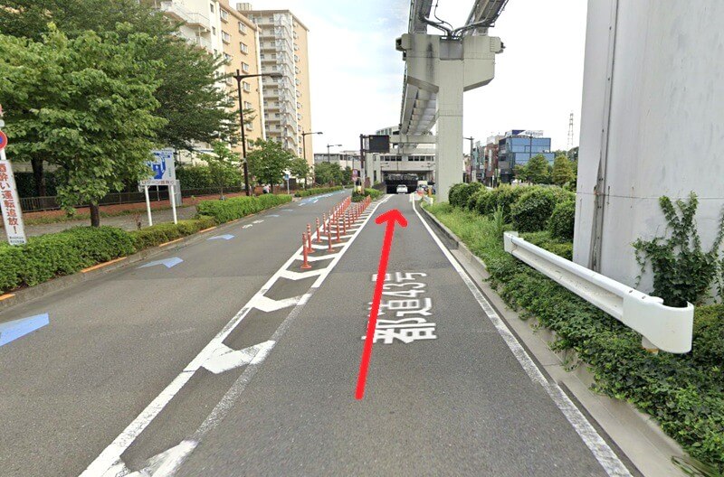 タカラスタンダード 立川ショールームまでの車の経路