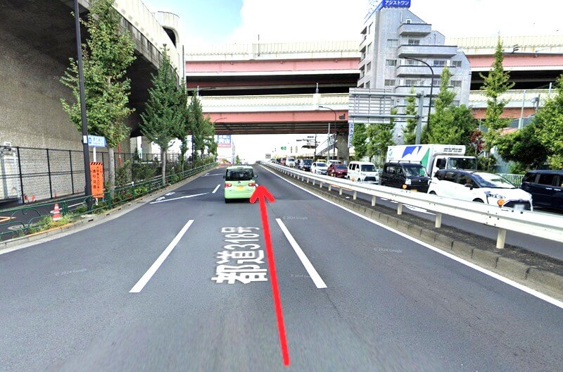 タカラスタンダード 足立ショールームまでの車の経路