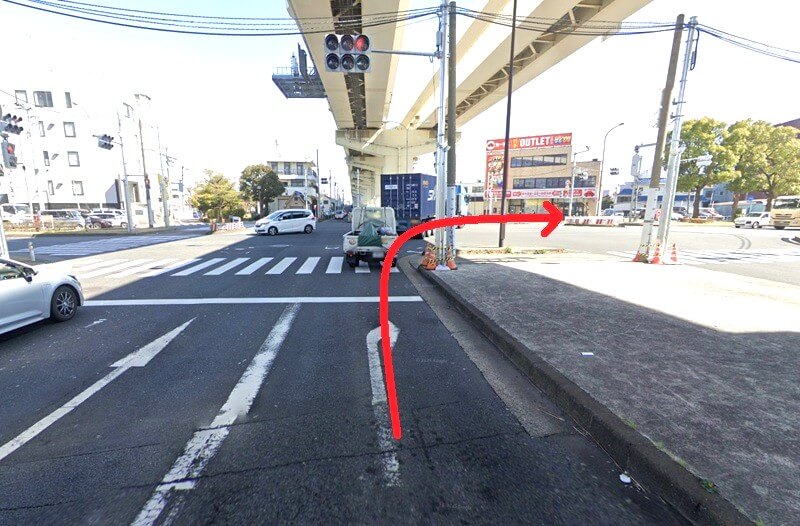 タカラスタンダード 江戸川ショールームまでの車の経路