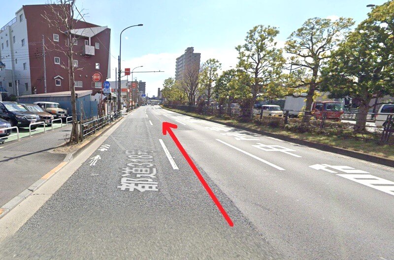 タカラスタンダード 江戸川ショールームまでの車の経路