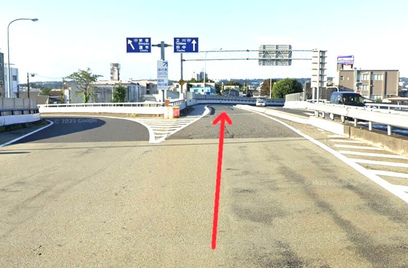 タカラスタンダード 三鷹ショールームまでの車の経路