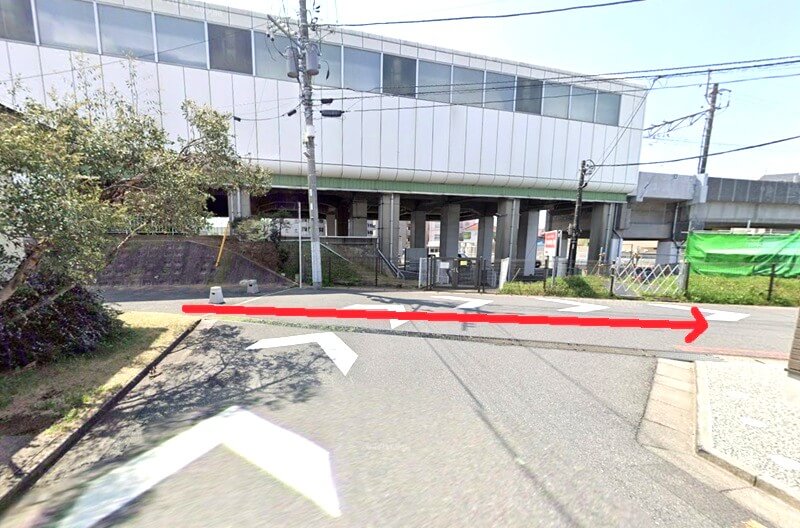 タカラスタンダード 千葉末広ショールームまでの徒歩経路