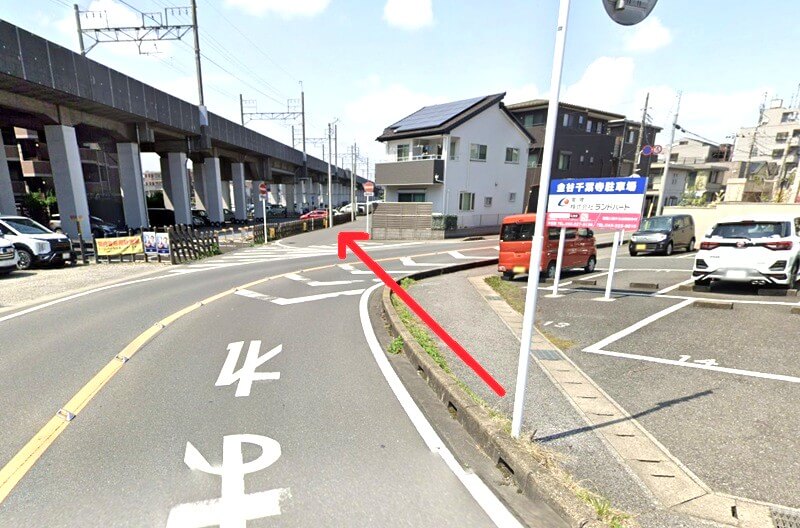 タカラスタンダード 千葉末広ショールームまでの徒歩経路