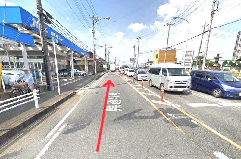 タカラスタンダード 柏ショールームまでの車の経路