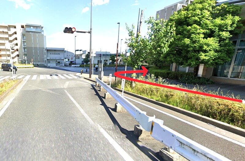 タカラスタンダード 柏ショールームまでの徒歩経路