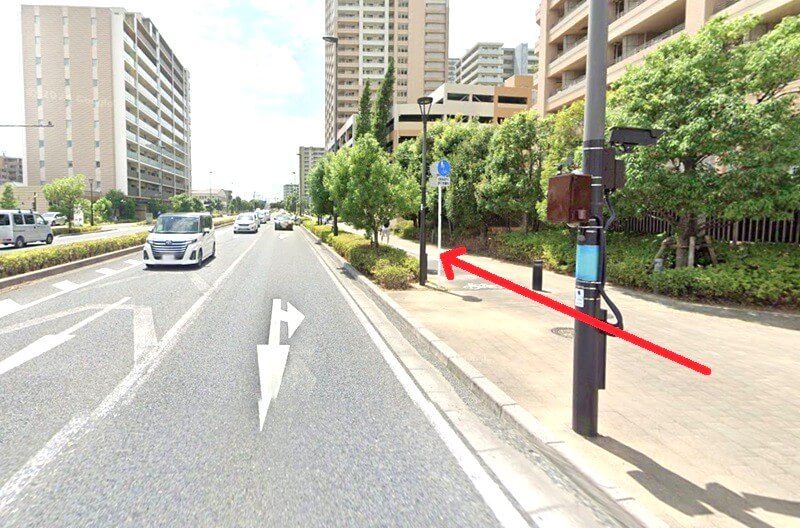 タカラスタンダード 柏ショールームまでの徒歩経路