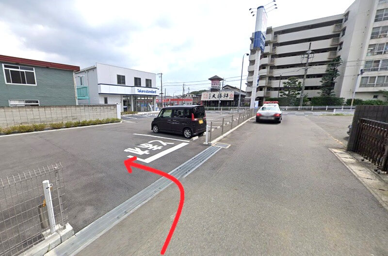 タカラスタンダード 松戸ショールームまでの徒歩経路