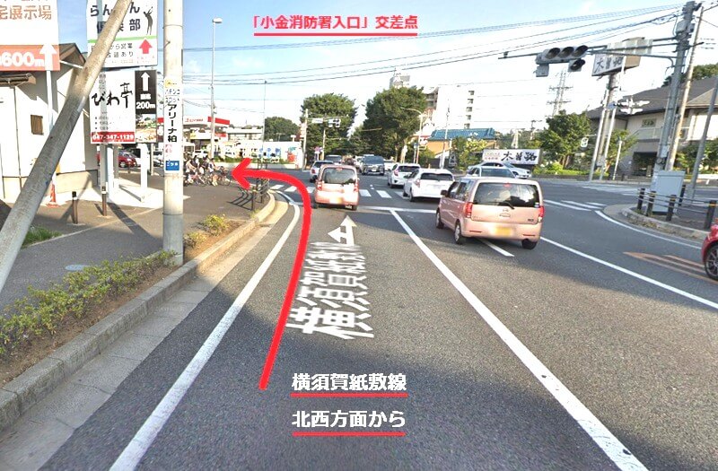 タカラスタンダード 松戸ショールームまでの車の経路