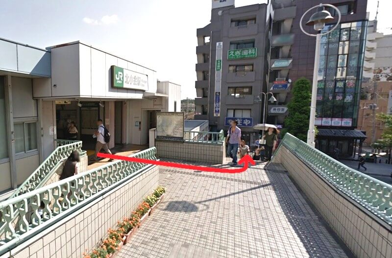 タカラスタンダード 松戸ショールームまでの徒歩経路