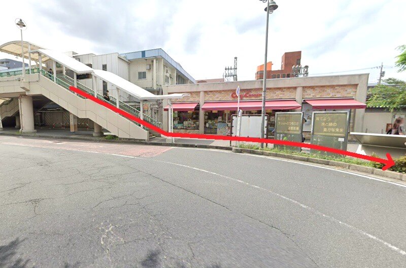 タカラスタンダード 松戸ショールームまでの徒歩経路