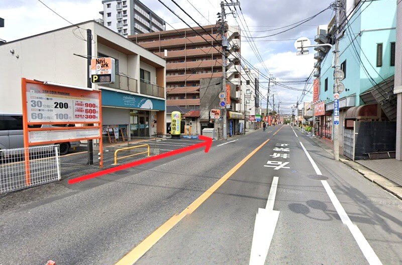 タカラスタンダード 松戸ショールームまでの徒歩経路