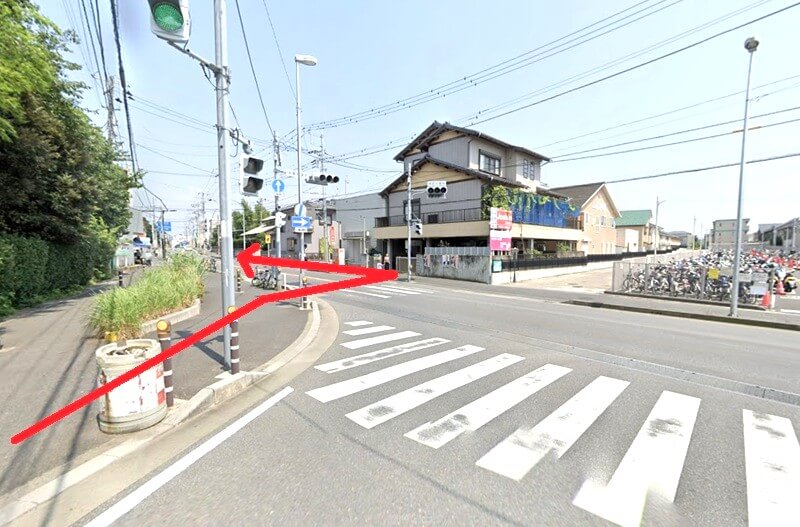 タカラスタンダード 船橋ショールームまでの徒歩経路