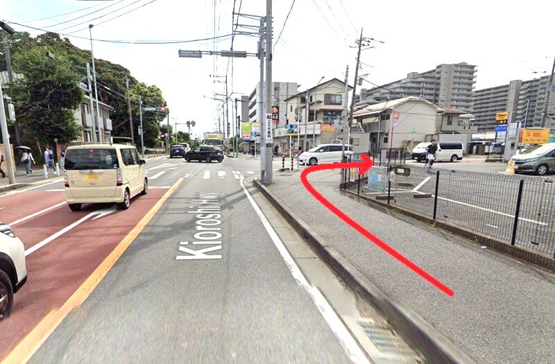 タカラスタンダード 船橋ショールームまでの徒歩経路