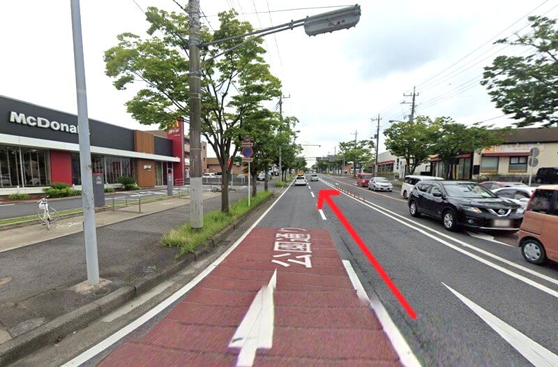 タカラスタンダード 成田ショールームまでの車の経路