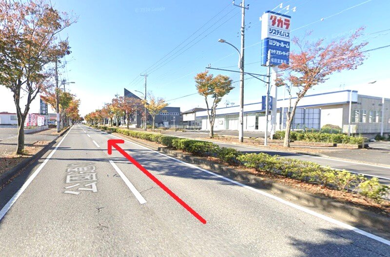 タカラスタンダード 成田ショールームまでの車の経路