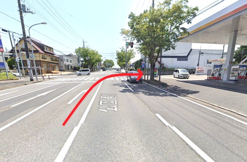 タカラスタンダード 成田ショールームまでの車の経路