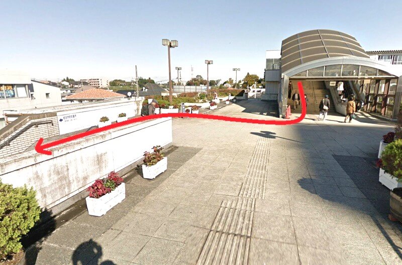 タカラスタンダード 成田ショールームまでの徒歩経路