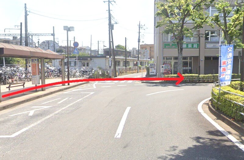 タカラスタンダード 成田ショールームまでの徒歩経路