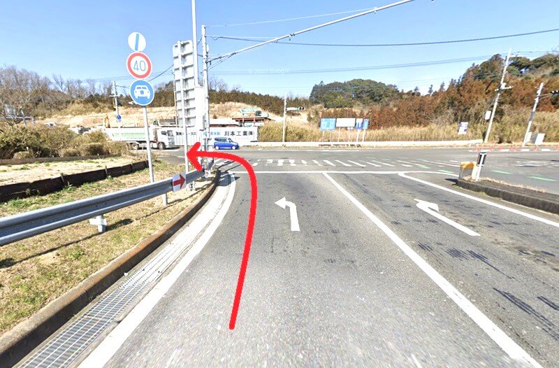 タカラスタンダード 木更津ショールームまでの車の経路