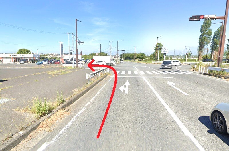 タカラスタンダード 木更津ショールームまでの車の経路