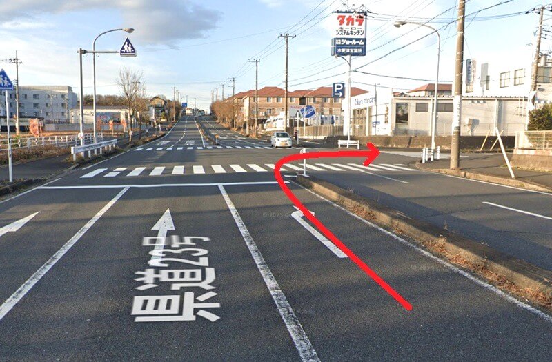 タカラスタンダード 木更津ショールームまでの車の経路