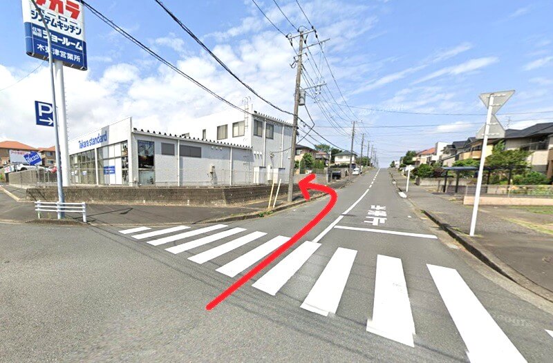 タカラスタンダード 木更津ショールームまでの車の経路