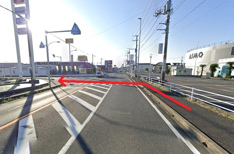 タカラスタンダード 茂原ショールームまでの徒歩経路