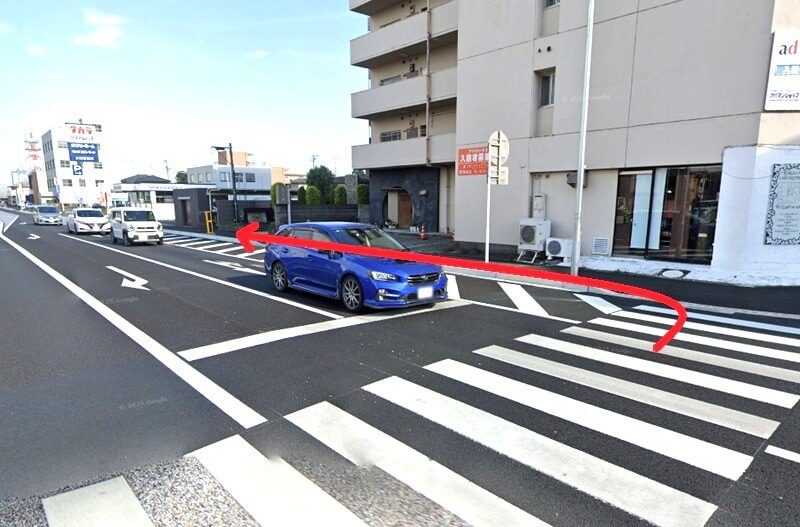 タカラスタンダード 太田ショールームまでの徒歩経路