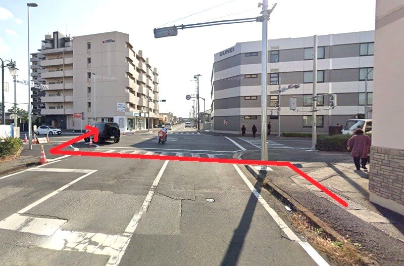 タカラスタンダード 太田ショールームまでの徒歩経路