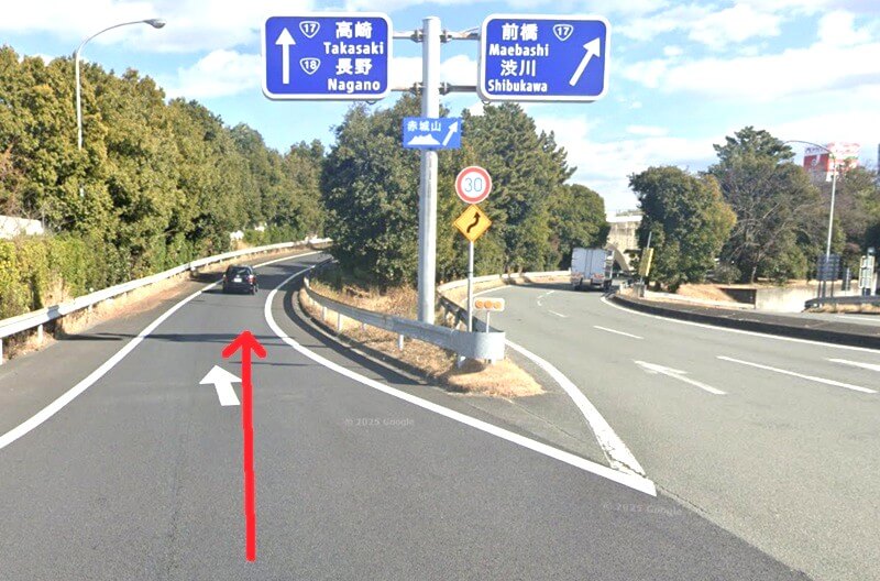 タカラスタンダード 高崎ショールームまでの車の経路