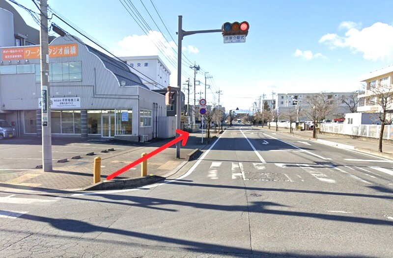 タカラスタンダード 前橋ショールームまでの徒歩経路